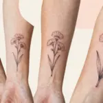 14 July Birth Flower Tattoo Larkspur Ideas With Delicate Charm