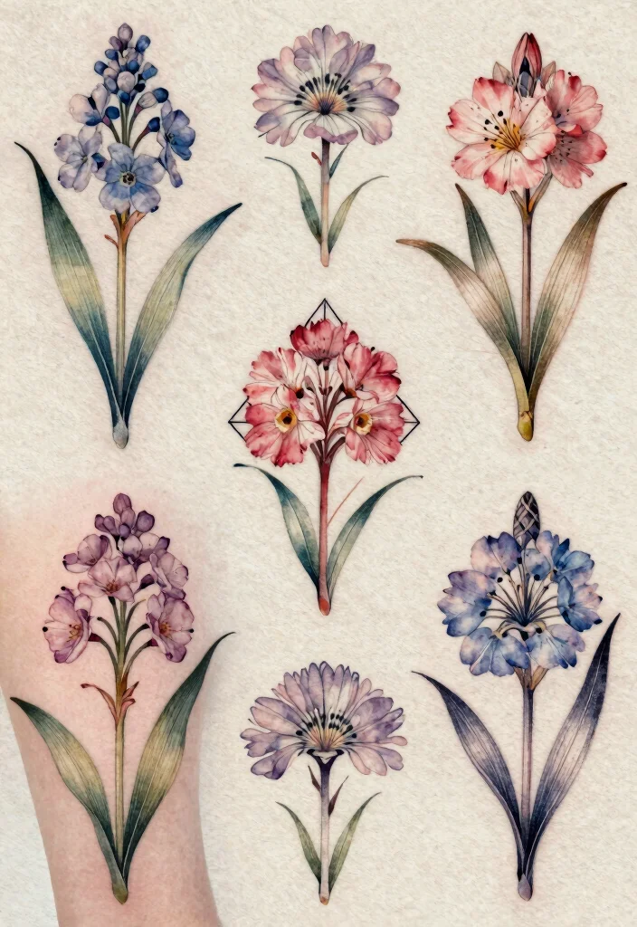 14 July Birth Flower Tattoo Larkspur Ideas With Delicate Charm - Conclusion 1