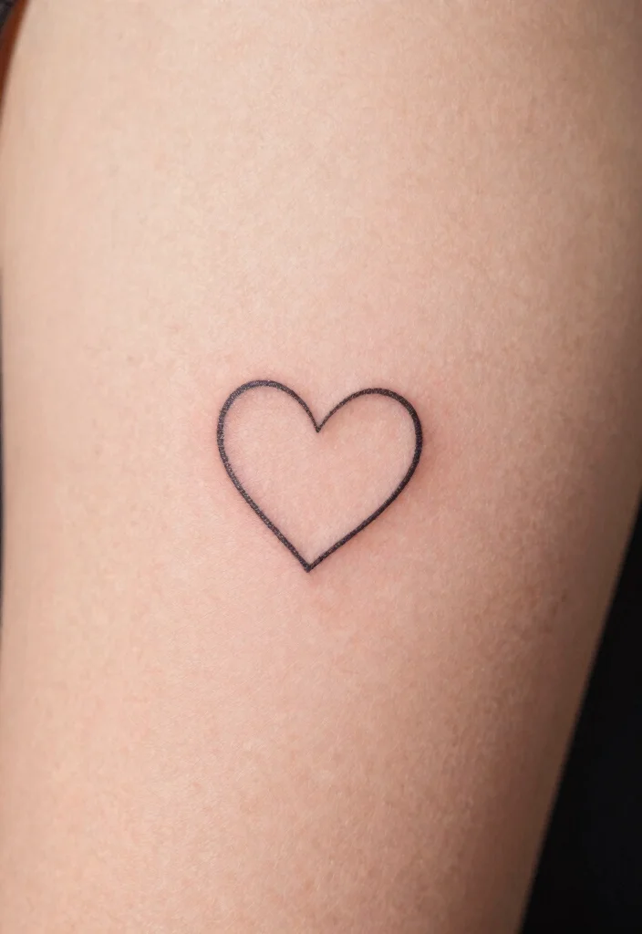 14 Tiny Spine Tattoo Ideas With Subtle Edge - 7. Heartfelt Symbols 1