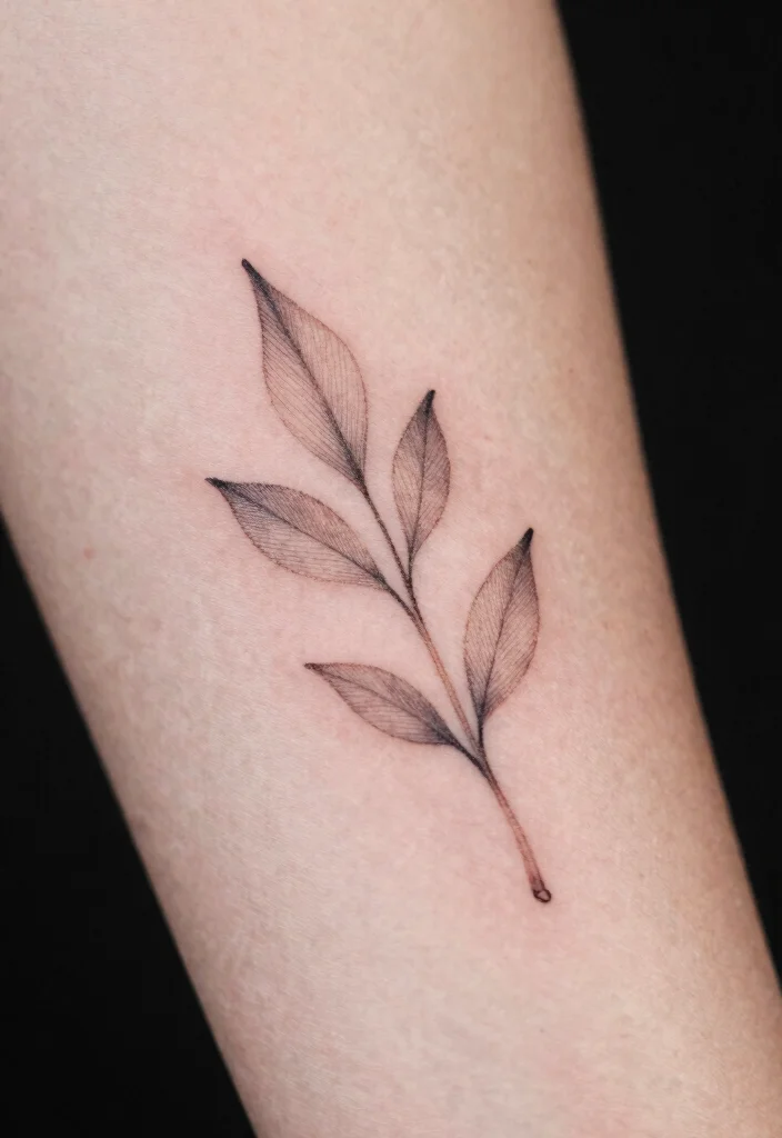 14 Tiny Spine Tattoo Ideas With Subtle Edge - 8. Nature’s Touch 1