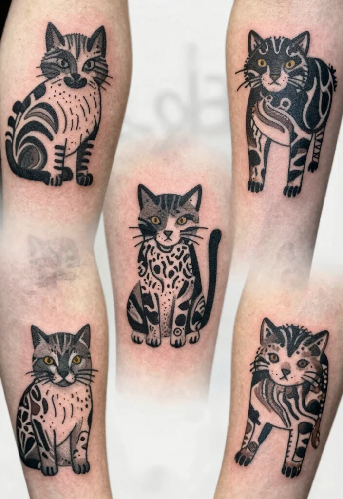 15 Black Work Tattoo 2026 Trending Ideas With Heavy Contrast 49 15 Black Work Tattoo 2026 Trending Ideas With Heavy Contrast - 9. Abstract Animal Forms 1