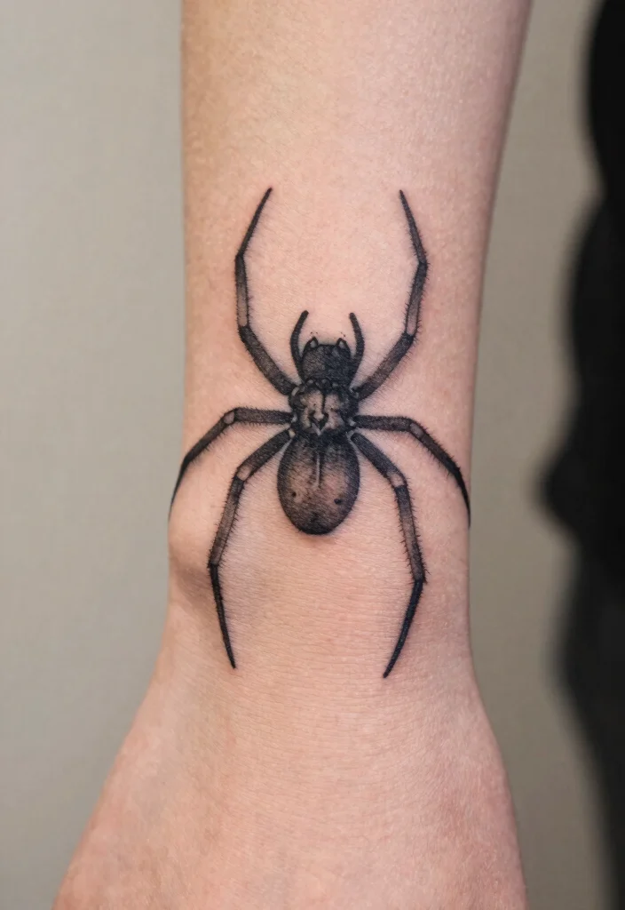 15 Spider Hand Tattoo 2026 Trending Ideas With Dark Vibes 16 15 Spider Hand Tattoo 2026 Trending Ideas With Dark Vibes - 6. Minimalist Style 1