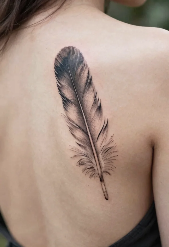 15 Tattoo Ideas Spine 2026 Trending Designs With Elegant Impact 41 15 Tattoo Ideas Spine 2026 Trending Designs With Elegant Impact - 11. Feather Tattoos 1