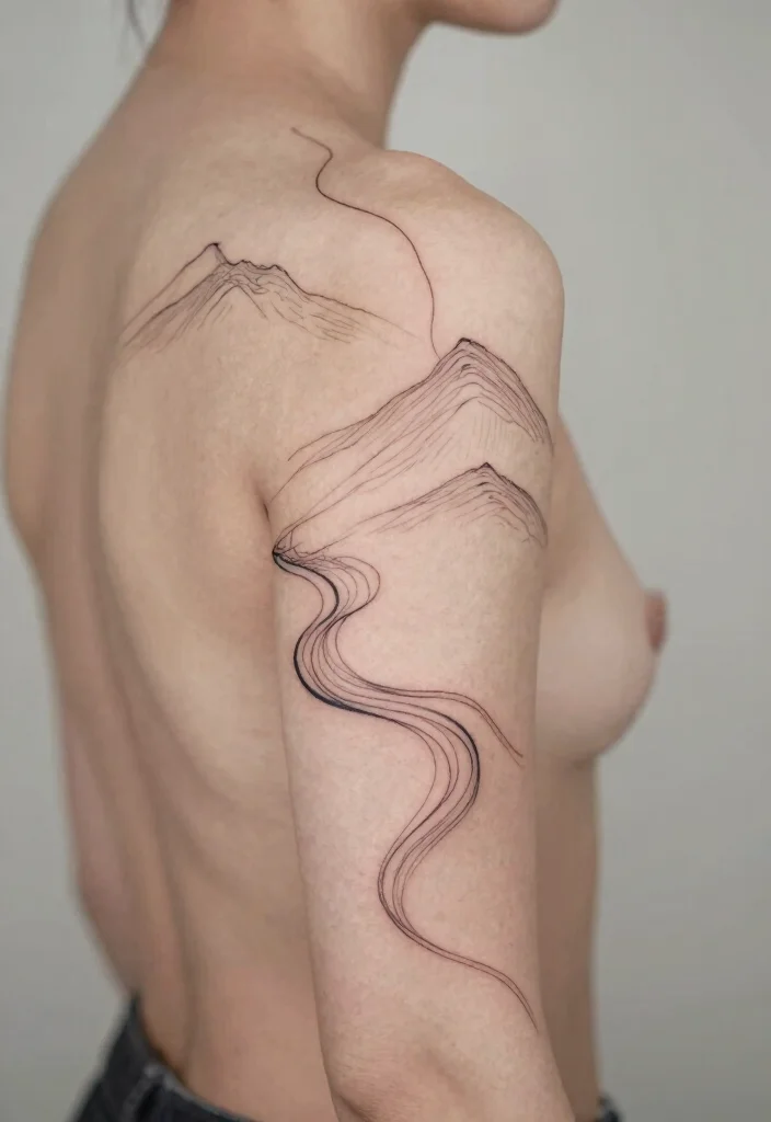 15 Tattoo Ideas Spine 2026 Trending Designs With Elegant Impact 28 15 Tattoo Ideas Spine 2026 Trending Designs With Elegant Impact - 8. Line Art Illustrations 1