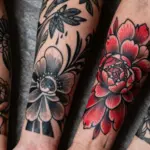 16 Black Red Tattoo Design Ideas With Bold Drama