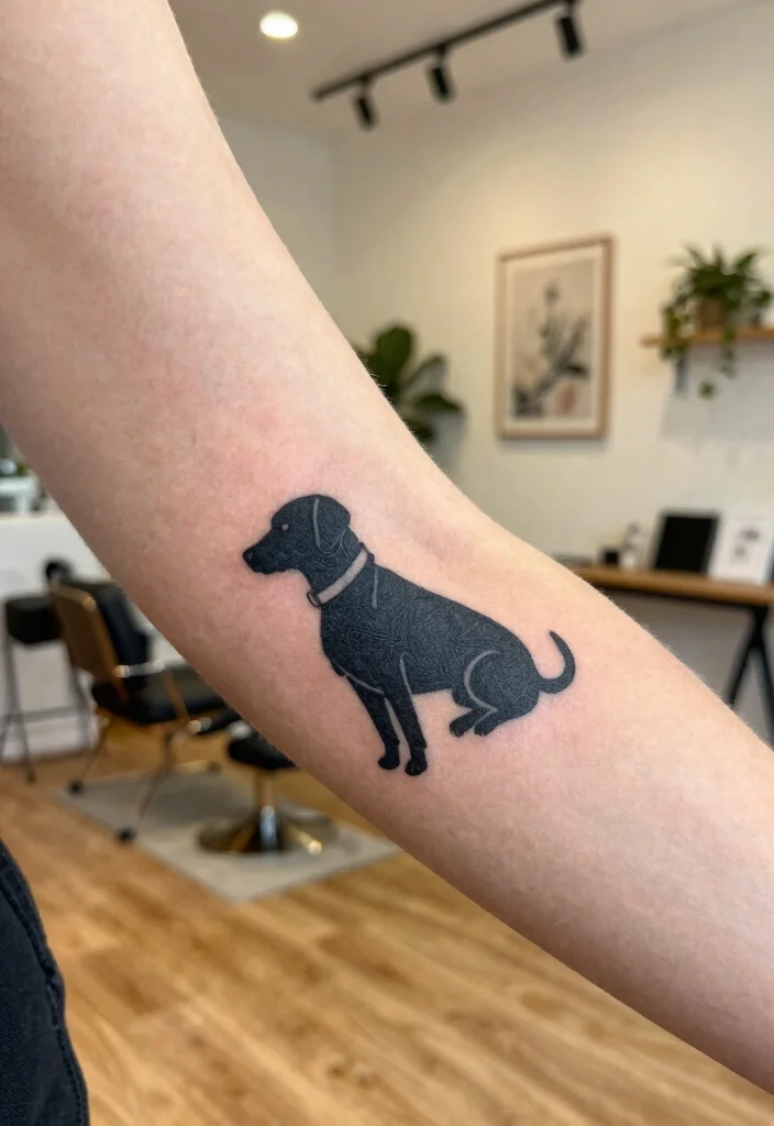 16 Fine Line Dog Tattoo 2026 Trending Ideas With Minimal Elegance 1 16 Fine Line Dog Tattoo 2026 Trending Ideas With Minimal Elegance - 1. The Classic Silhouette 1