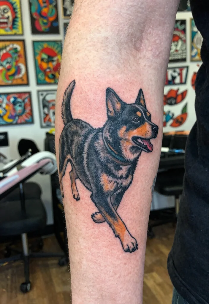 16 Fine Line Dog Tattoo 2026 Trending Ideas With Minimal Elegance 40 16 Fine Line Dog Tattoo 2026 Trending Ideas With Minimal Elegance - 10. Dog in Motion 1