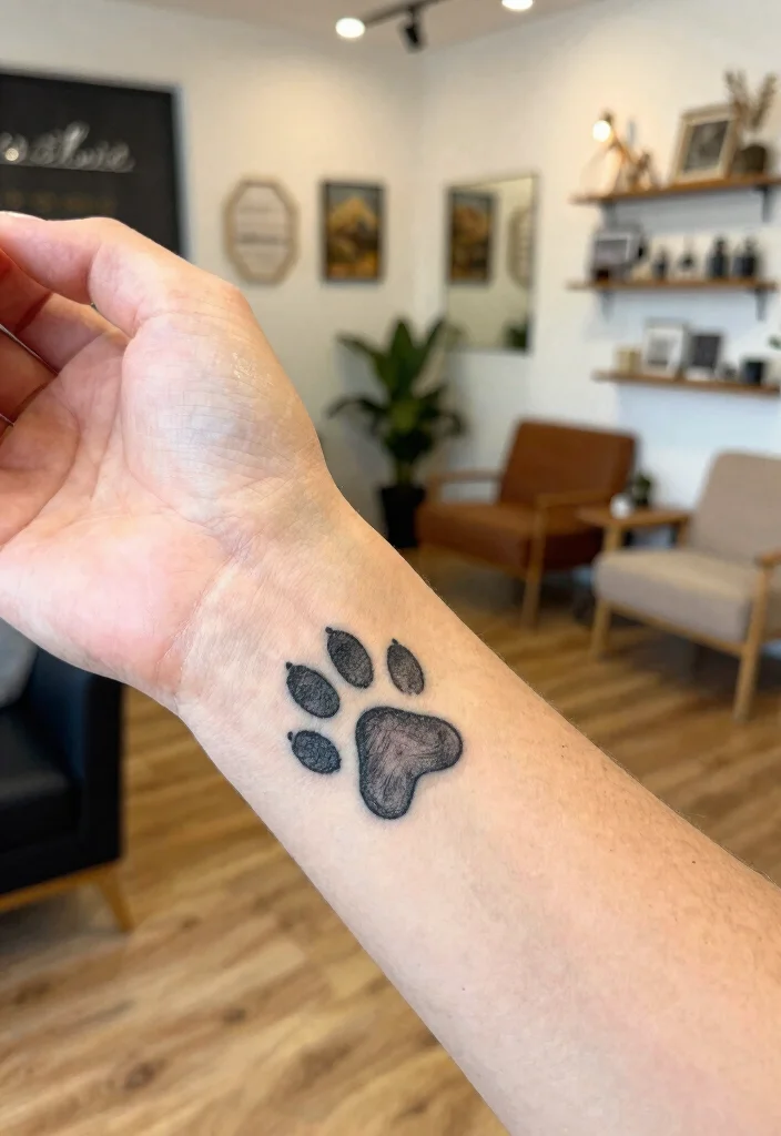 16 Fine Line Dog Tattoo 2026 Trending Ideas With Minimal Elegance 17 16 Fine Line Dog Tattoo 2026 Trending Ideas With Minimal Elegance - 7. Paw Print Tattoos 1