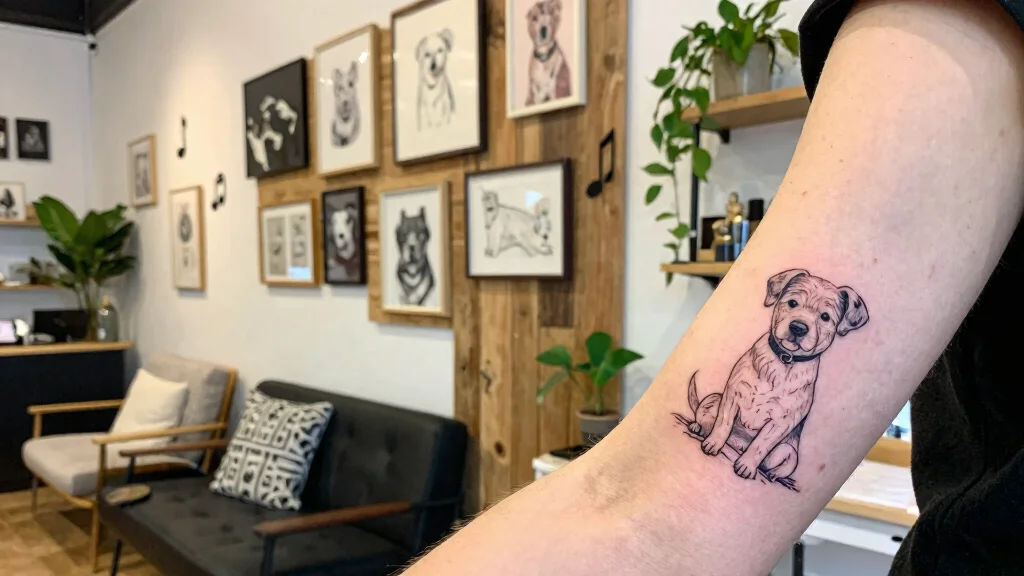 16 Fine Line Dog Tattoo 2026 Trending Ideas With Minimal Elegance