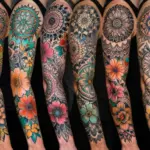 16 Mandala and Flower Tattoo Sleeve Ideas With Artistic Flow