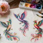 16 Phoenix Tattoo Feminine Small for Women Ideas With Grace
