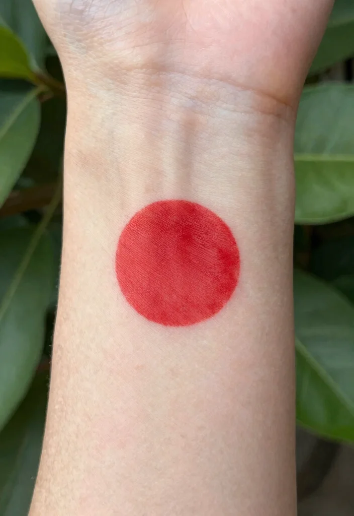 16 Red Circle Tattoo Ideas With Symbolic Meaning - 1. The Power of Balance 1
