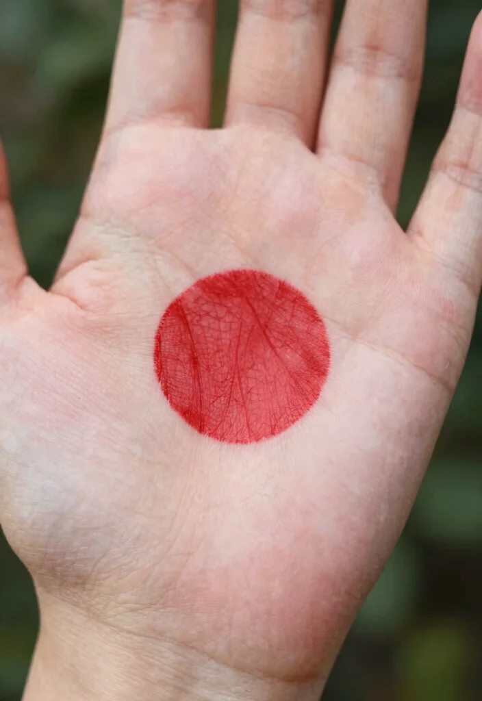 16 Red Circle Tattoo Ideas With Symbolic Meaning - 15. Reflecting Inner Peace 1