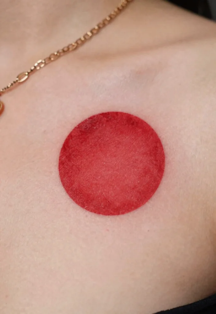 16 Red Circle Tattoo Ideas With Symbolic Meaning - 6. The Symbol of Love 1
