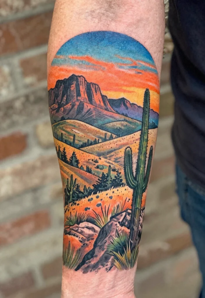 16 Red Dead Redemption Tattoo 2026 Trending Ideas Fans Will Love - 4. The Wild West Landscape 1