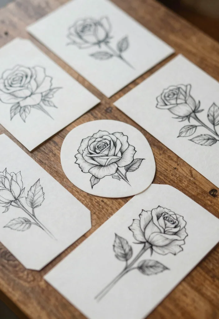 16 Rose Tattoo Outline Ideas With Clean Detail 67 16 Rose Tattoo Outline Ideas With Clean Detail - Conclusion 1