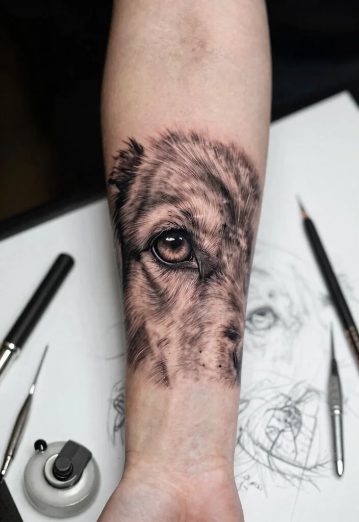 16 Tattoo Dog Ideas With Loyal Symbolism 32 16 Tattoo Dog Ideas With Loyal Symbolism - 12. A Dog's Eye 1