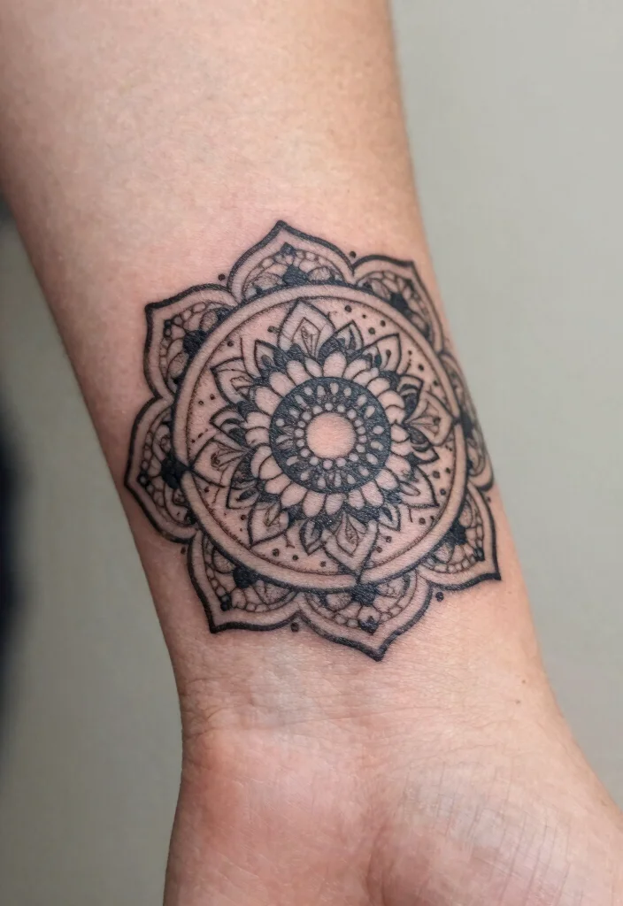 17 Geometric Mandala Tattoo Design Pattern Ideas With Intricate Detail 1 17 Geometric Mandala Tattoo Design Pattern Ideas With Intricate Detail - 1. The Classic Circular Mandala 1