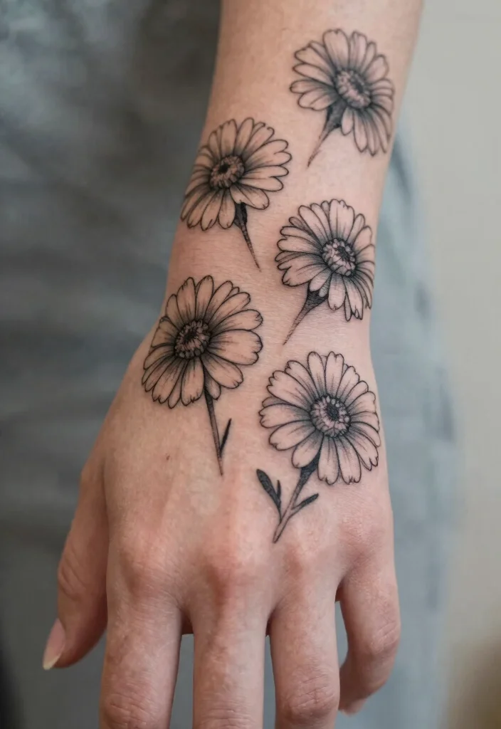 17 Marigold Flower Tattoo Black and White Ideas With Soft Contrast - Conclusion 1