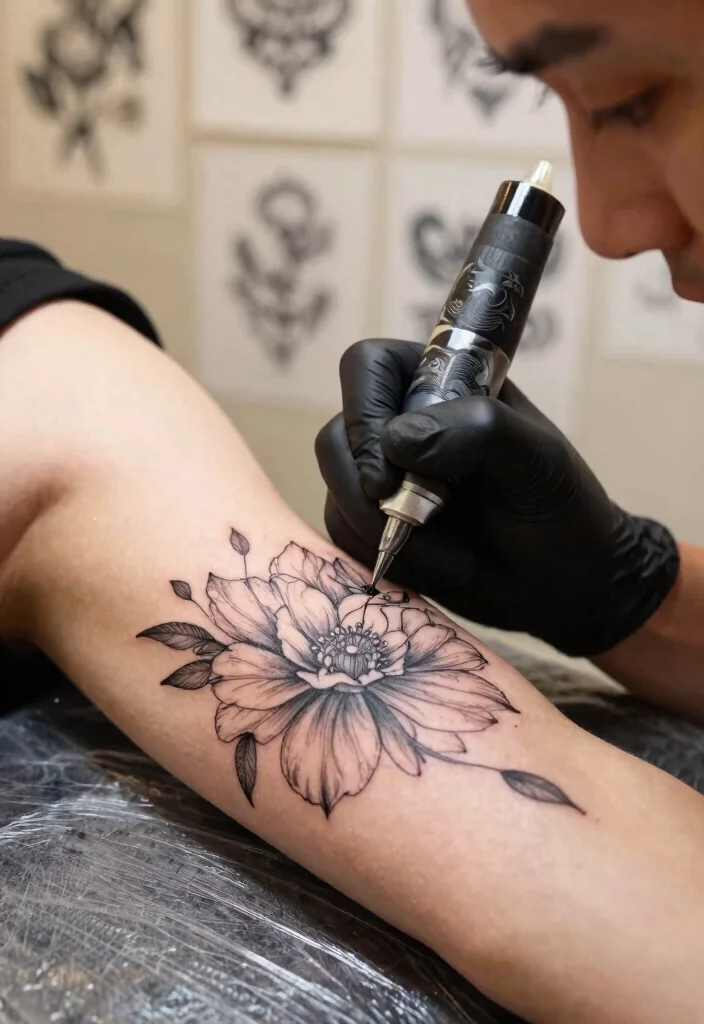 18 Black Work Flower Tattoo Ideas With Striking Contrast 69 18 Black Work Flower Tattoo Ideas With Striking Contrast - Conclusion 1