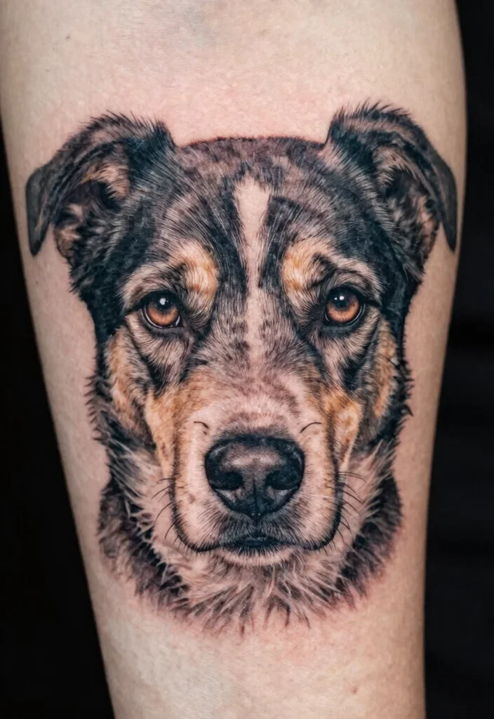 18 Dog Eyes Tattoo Ideas With Emotional Depth 58 18 Dog Eyes Tattoo Ideas With Emotional Depth - 18. Personal Story Tattoos 1