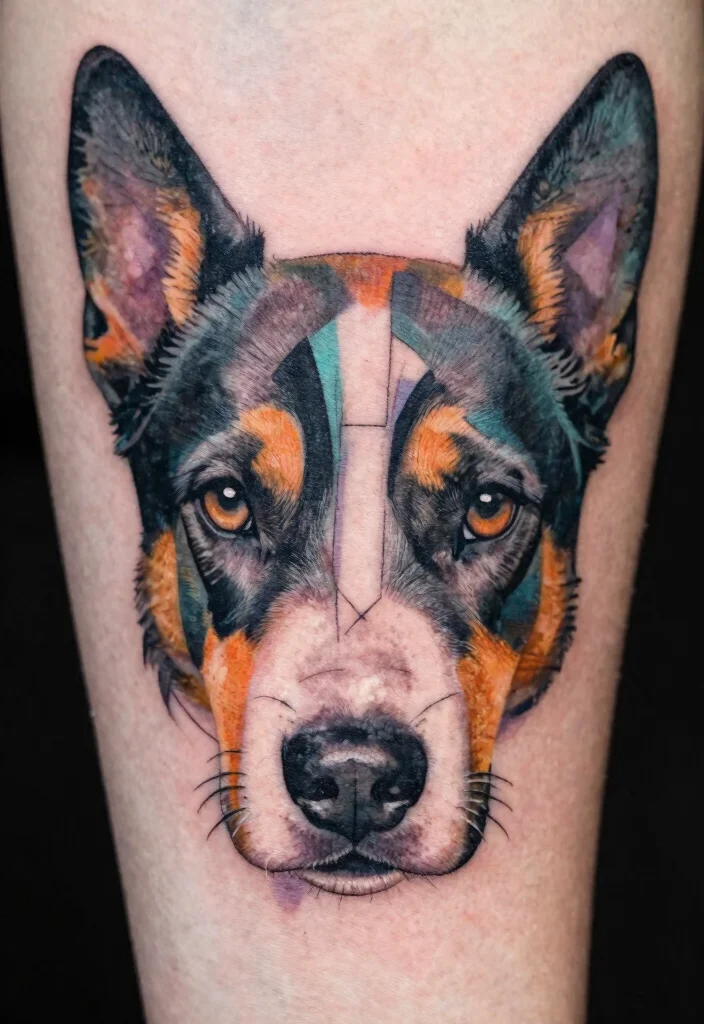 18 Dog Eyes Tattoo Ideas With Emotional Depth 13 18 Dog Eyes Tattoo Ideas With Emotional Depth - 3. Abstract Interpretations 1