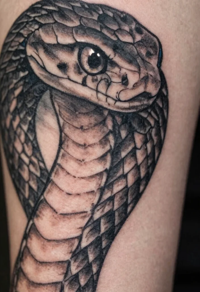 18 Snake Eye Tattoo Ideas With Intense Detail 1 18 Snake Eye Tattoo Ideas With Intense Detail - 1. The Classic Black Snake Eye 1