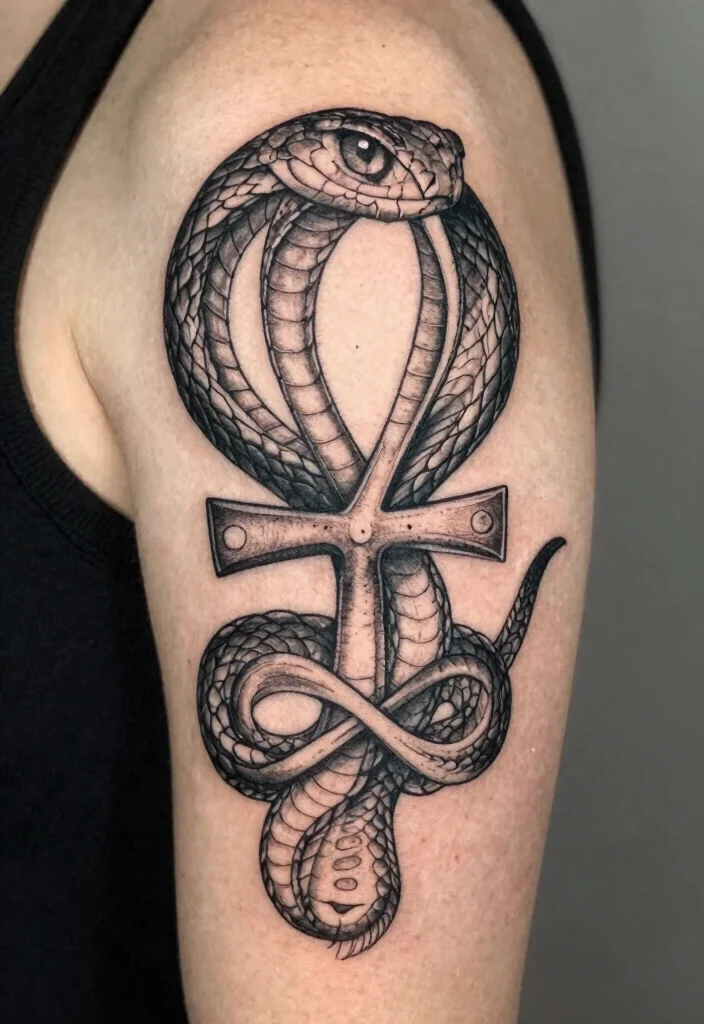 18 Snake Eye Tattoo Ideas With Intense Detail 58 18 Snake Eye Tattoo Ideas With Intense Detail - 18. Symbolic Snake Eye Tattoos 1